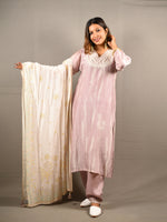 Load image into Gallery viewer, 3 Piece floral embroidered Suit