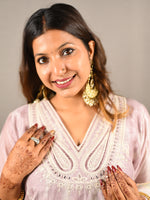 Load image into Gallery viewer, 3 Piece floral embroidered Suit