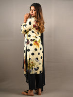 Load image into Gallery viewer, Black Polka Dots 3 Piece Pure Cotton Suit