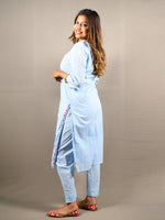Load image into Gallery viewer, Light Blue 2 Piece Pure Cotton Suit