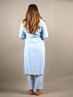Load image into Gallery viewer, Light Blue 2 Piece Pure Cotton Suit