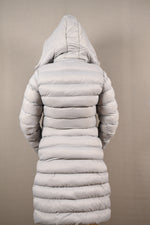 Load image into Gallery viewer, Grey Long Puffer Jacket