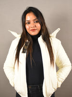 Load image into Gallery viewer, White Puffer Jacket