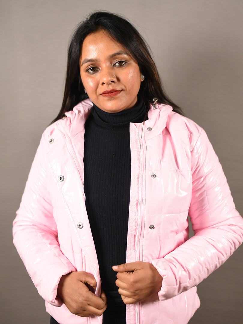 Pink Puffer Jacket