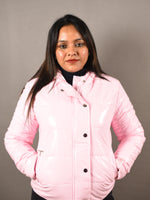 Load image into Gallery viewer, Pink Puffer Jacket