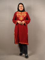Load image into Gallery viewer, Kashmiri Embroidered Woolen Kurti