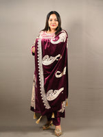Load image into Gallery viewer, Soft Premium Velvet Embroidered Frock Suit