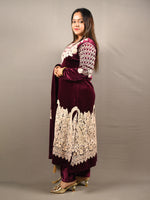 Load image into Gallery viewer, Soft Premium Velvet Embroidered Frock Suit