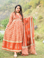 Load image into Gallery viewer, 3 Piece Cotton Frock Suit
