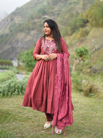 Load image into Gallery viewer, 3 Piece Cotton Frock Suit