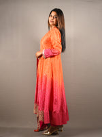 Load image into Gallery viewer, Elegant Ombre Anarkali Set with Embellished Dupatta