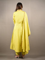 Load image into Gallery viewer, Pastel Green Embroidered Anarkali Suit Set with Dupatta