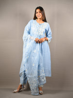 Load image into Gallery viewer, 3 Piece Muslin Frock Suit