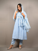 Load image into Gallery viewer, 3 Piece Muslin Frock Suit
