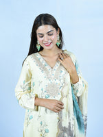 Load image into Gallery viewer, 3 Piece Pure Viscose Muslin Suit