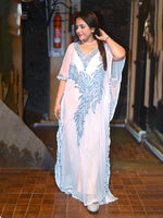 Load image into Gallery viewer, Kashmiri Aari Work Embroidered Long 1 Piece Kaftan