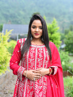 Load image into Gallery viewer, Original Stone Chinon Fabric Computer Work Sharara