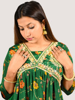 Load image into Gallery viewer, Aliya Cut Suit in Chinon with lining Fabric With Chiffon Dupatta