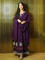 Load image into Gallery viewer, Embroidered Georgette Frock Suit With Dupatta