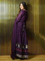 Load image into Gallery viewer, Embroidered Georgette Frock Suit With Dupatta