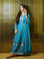 Load image into Gallery viewer, Embroidered Georgette Frock Suit With Dupatta