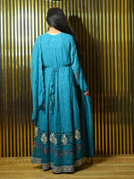 Load image into Gallery viewer, Embroidered Georgette Frock Suit With Dupatta