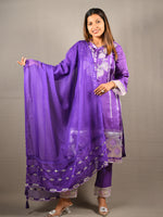 Load image into Gallery viewer, 3 Piece cotton silk suit