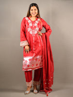 Load image into Gallery viewer, 3 Piece cotton silk suit