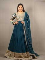 Load image into Gallery viewer, Dhori Work Georgette Fabric Gown