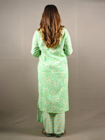 Load image into Gallery viewer, Light Green 3 Piece Pure Cotton Suit
