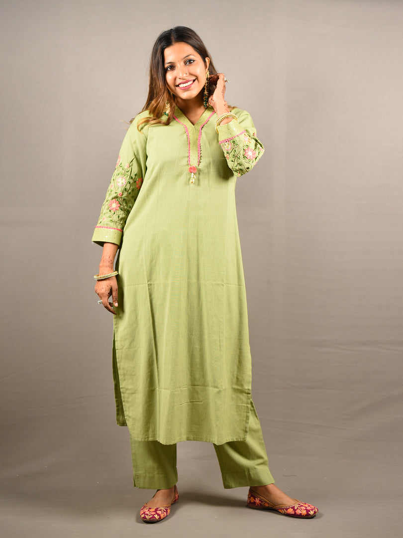 2 Piece Pure Cotton Suit