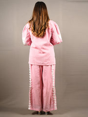 Light Pink Cotton Co-ord Set