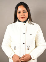 Load image into Gallery viewer, White Puffer Jacket
