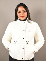 Load image into Gallery viewer, White Puffer Jacket
