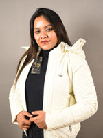 Load image into Gallery viewer, White Puffer Jacket
