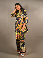 Load image into Gallery viewer, Blue and White 2 Piece Pure Cotton Suit
