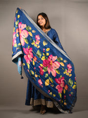 Dhori Work Georgette Fabric Gown