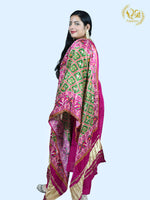 Load image into Gallery viewer, Pink  Digital Printed Fabric Silk Blend Straight Suit with Dupatta
