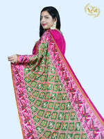 Load image into Gallery viewer, Pink  Digital Printed Fabric Silk Blend Straight Suit with Dupatta
