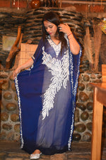 Load image into Gallery viewer, Kashmiri Aari Work Embroidered Long 1 Piece Kaftan
