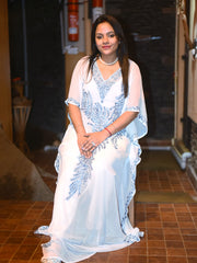 Kashmiri Aari Work Embroidered Long 1 Piece Kaftan