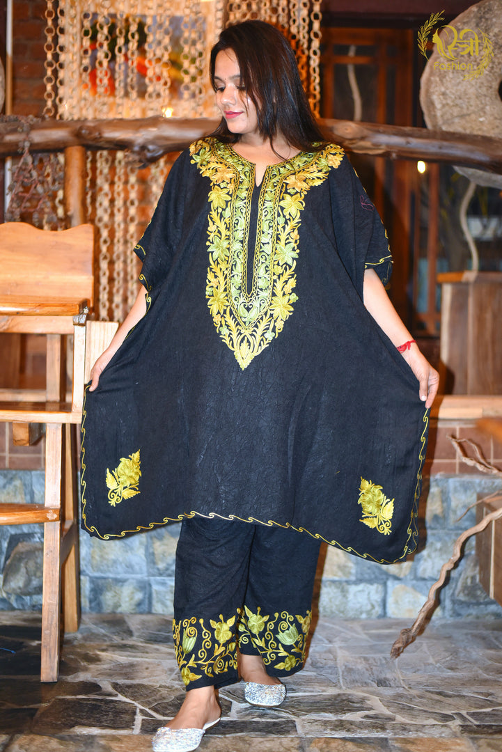 Kaftan Embroidered Co-ord Set