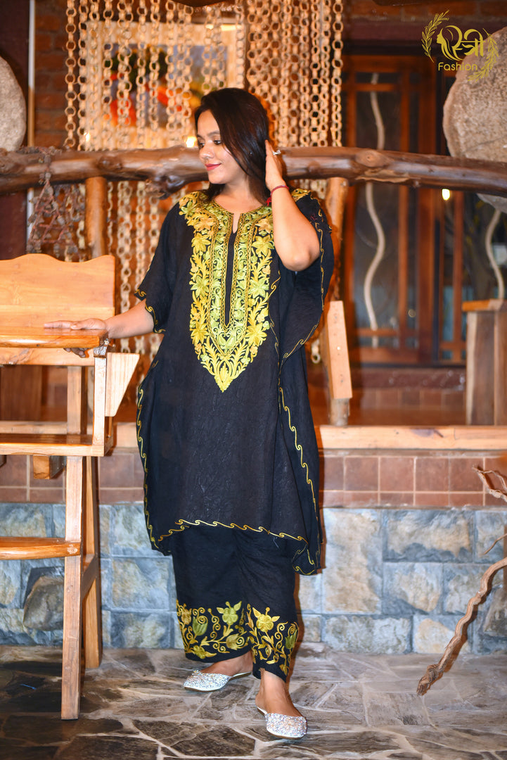 Kaftan Embroidered Co-ord Set