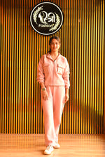 Load image into Gallery viewer, Pink Solid Regular track suit
