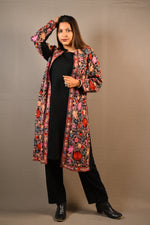 Load image into Gallery viewer, Multi Color Kashmiri Embroidered 2 Piece with Shrug
