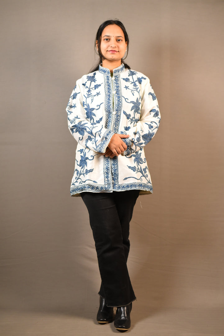 Silk Kashmiri Embroidered Jackets