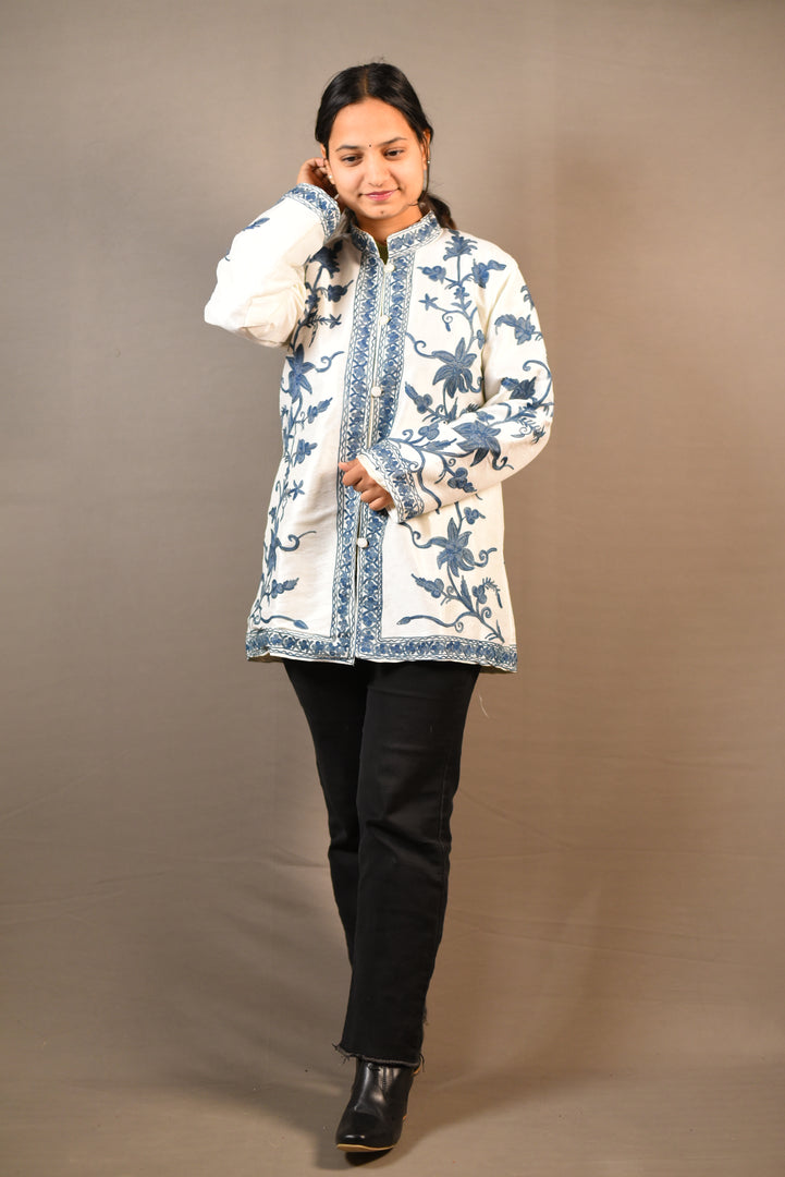 Silk Kashmiri Embroidered Jackets