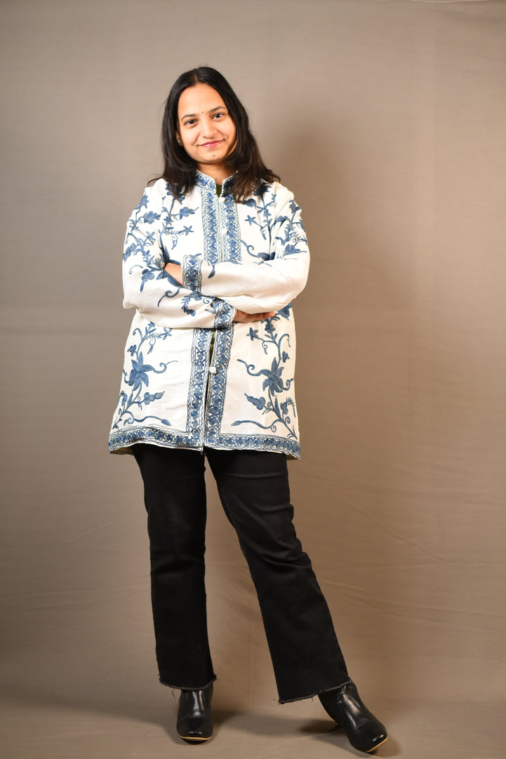 Silk Kashmiri Embroidered Jackets