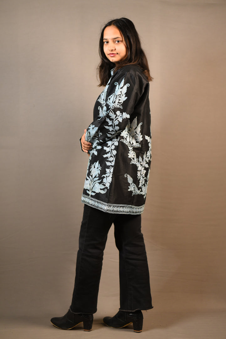 Silk Kashmiri Embroidered Jackets