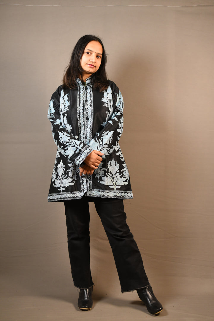 Silk Kashmiri Embroidered Jackets